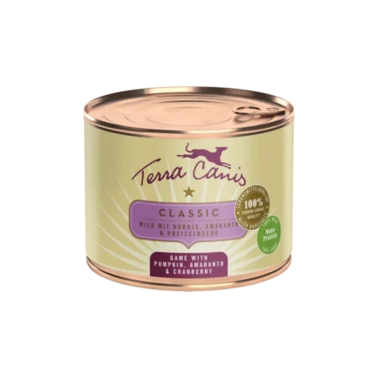 Terra canis classic Selvaggina con zucca, amaranto e mirtillo rosso 200g