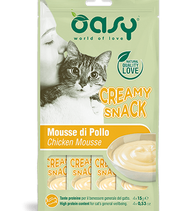 Creamy snack al pollo per gatti