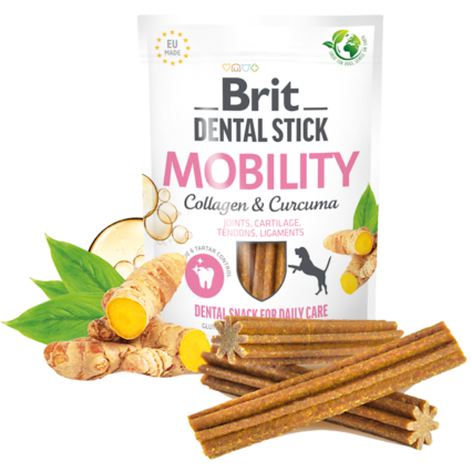 Brit Dental Stick MOBILITY con Collagene e Curcuma