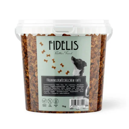 Snack da addestramento Anatra 1 kg secchiello