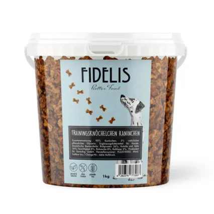 Snack da addestramento Coniglio 1 kg secchiello