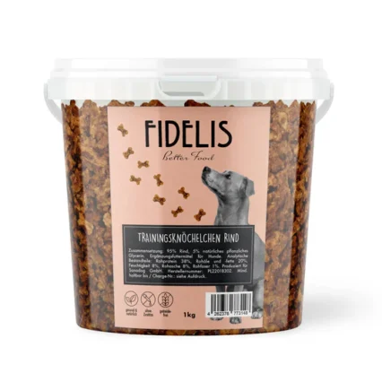 Snack da addestramento Manzo 1 kg secchiello