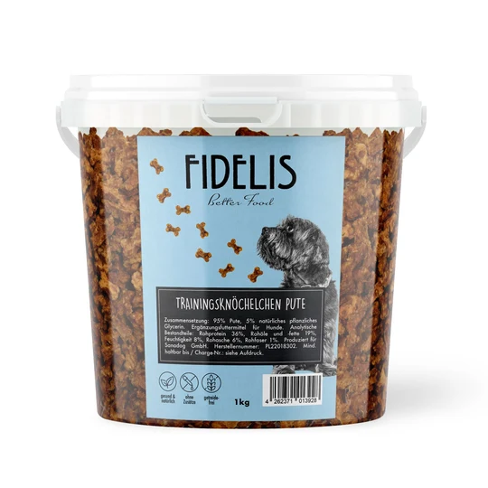Snack da addestramento Tacchino 1 kg secchiello